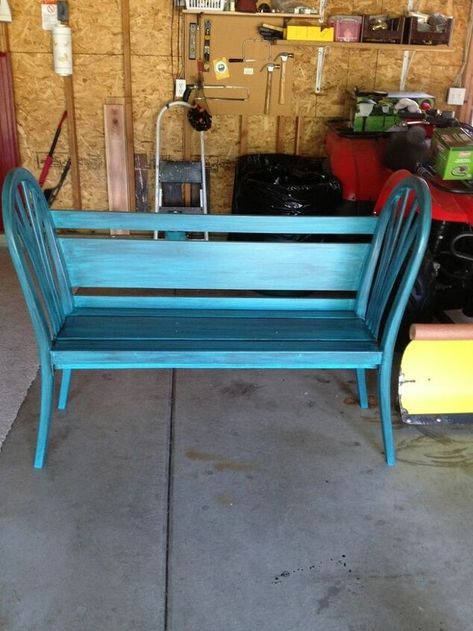 Repurpose Chairs, Ikea Storage Cubes, Coffee Table Upcycle, Build A Bench, Crate Bench, Yard Crafts, Habitat Restore, Garden Bench Diy, Diy Pallet Sofa