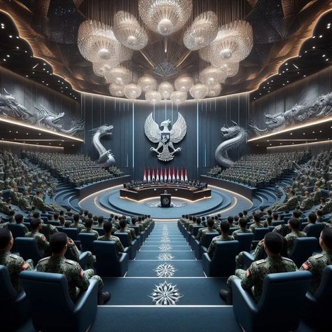 Auditorium Design, Futuristic Building, Post Apocalyptic Art, Interactive Exhibition, Alternate Worlds, Ancient Technology, Arte Robot, Dark Anime Guys, Royal Life