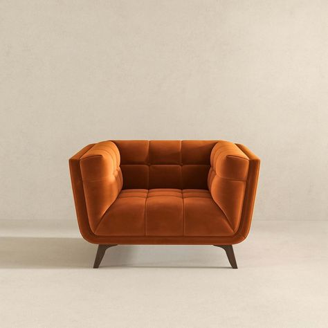 The ultimate statement piece for your creative space. Addison comes in a plush sofa and lounge chair. Burnt Orange Velvet, Plush Sofa, Beds And Headboards, Orange Velvet, Kids Bedroom Sets, Bed Curtains, Modern Lounge Chairs, Modern Lounge, Outside The Box