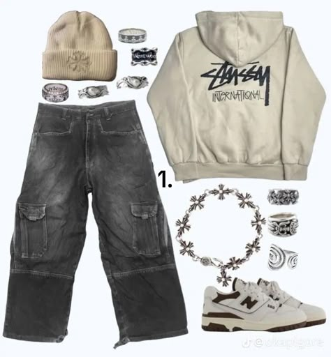 Jake Outfit Enhypen Casual, Sturniolo Triplets Inspired Outfits, Street Grunge Outfits, Masculine Y2k Outfits, Trendy Outfits Baggy, Acubi Male Outfits, Find Ur Style, Outfit Ideas Masculine, Skins Outfit