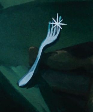 The Dinglehopper (a.k.a. the fork) is an artifact from the sunken ship which Ariel and Flounder explore early in The Little Mermaid. It is in fact a fairly ordinary object, but Ariel prizes the dinglehopper, as it is an artifact of the human world. Due to his lack of knowledge of the human world, Scuttle gives this strange name to the object rather than the more-accurate "fork." While exploring the sunken ship near the beginning of the film, Ariel encounters an item that has been n... Disney Arm Tattoo, Dinglehopper Tattoo, The Litter Mermaid, Movie Inspired Tattoos, Ariel Core, The Little Mermaid Aesthetic, Little Mermaid Aesthetic, Movie Trivia Quiz, Disney Scenes