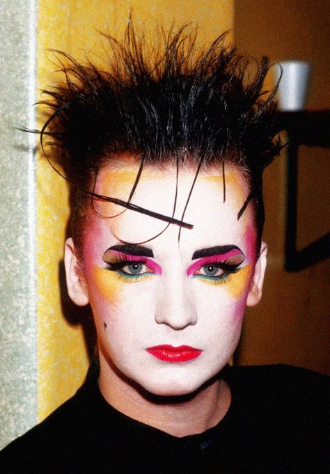 viki on Twitter: "… " Makeup 80s, 80s Hair And Makeup, 1980s Makeup, Rock Makeup, Blitz Kids, Look 80s, 80s Makeup, Drag Make-up, 80s Punk