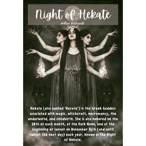 Willow Witchcraft Mother Hekate, Christian Witch, Goddess Hekate, Goddess Hecate, Wiccan Sabbats, Hecate Goddess, Witch Tips, Pagan Gods, Witchy Stuff