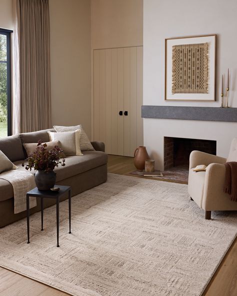 Neutral area rug