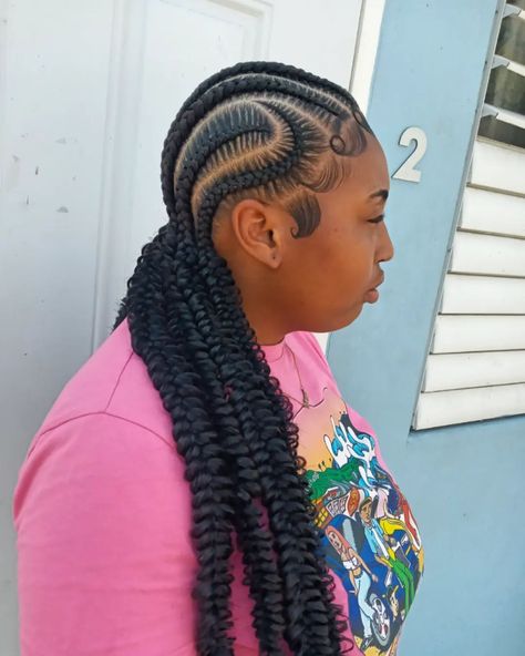 Passion Plaits, Cornrows To The Back, Big Cornrows, Straight Back Cornrows, Women Braids, Straight Back, Braids For Black Women, Plaits, Box Braids