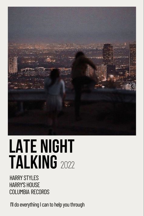 Late night skyline harry styles Harry Styles Late Night Talking Poster, Harry Styles Minimalist Poster, Late Night Talking Poster, Pinterest Shuffle, Late Night Talking, Bulletin Journal, Harry Styles Songs, Grunge Posters, Night Skyline