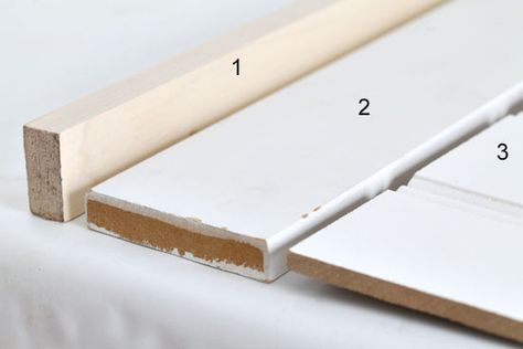 How to add wide beadboard panels to a wall Beadboard Trim Moldings, Bead Board With Picture Ledge, Beadboard Top Trim, Trim For Beadboard Walls, Beadboard Wall Tutorial, Wide Beadboard Paneling, Beadboard Trim Ideas, Wide Beadboard, Beadboard Installation