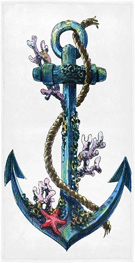 Anchor Painting, Anchor Drawings, Tattoo Anchor, Anchor Art, Sea Anchor, Anchor Tattoos, Vintage Ocean, Theme Tattoo, Anchor Tattoo