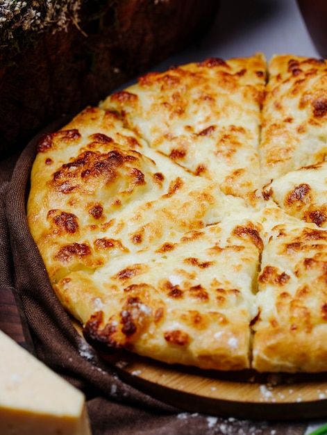 Georgian khachapuri with melted cheese a... | Free Photo #Freepik #freephoto #lunch #meal #dinner #khachapuri Georgian Khachapuri, Georgia Food, Georgian Food, European Recipes, Delicious Donuts, Pizza Lovers, European Food, Food Stuff, Melted Cheese