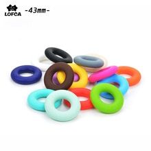 20pcs/lot Cute Donut Loose Silicone Beads For Silicone Necklace Teething Toys For Toddlers Organic Silicon Teething Beads Safe(China) Chewable Jewelry, Silicone Teething Beads, Pacifier Clip Holder, Silicone Teething Necklace, Silicone Necklace, Teething Beads, Cute Donuts, Nursing Necklace, Toys For Toddlers