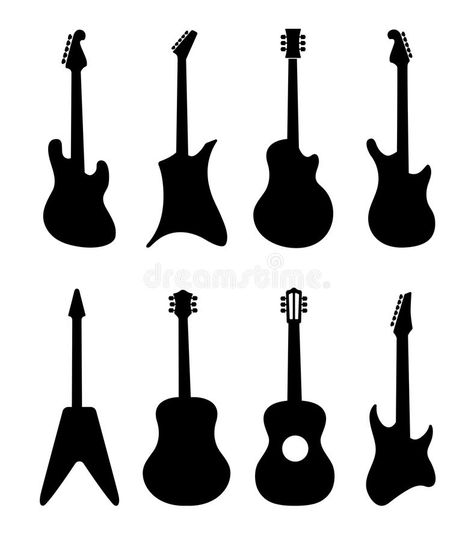 Guitar Images Hd, Guitar Silhouette, Guitar Images, Guitar Illustration, Guitar Vector, Guitar Logo, Music Svg, Hand Drawn Arrows, Arrow Drawing