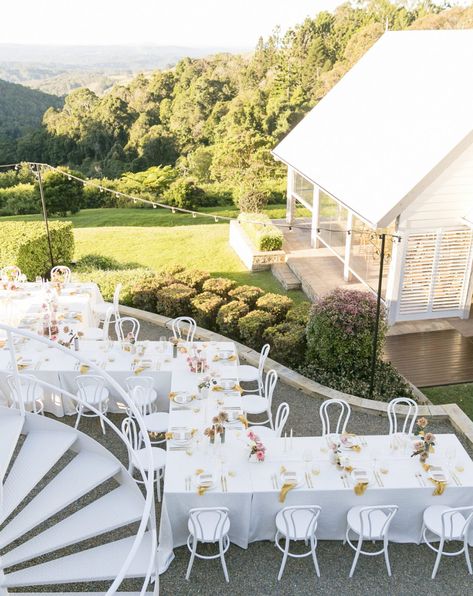 WEDDINGS SUNSHINE COAST • This dreamy alfresco wedding inspiration tablescape at the stunning Maleny Manor on the Sunshine Coast was beautifully styled by the gorgeous ladies at Love Bird Weddings. A palette of light and refreshing toffee and amber tones was selected for this chic summer reception. 🧡 Luxury Tableware Hire available at tableforlouis.com.au Maleny Manor, Alfresco Wedding, Summer Reception, Bird Wedding, Luxury Tableware, Manor Wedding, Love Bird, Sunshine Coast, The Sunshine