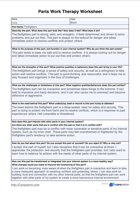 Termination Session Therapy, Internal Family Systems Journal Prompts, Ifs Parts Mapping Worksheet, Ifs Activities, Odd Therapy Activities, Somatic Therapy Worksheets, Schema Therapy Worksheets, Narrative Therapy Worksheets, Therapy Intake Questions