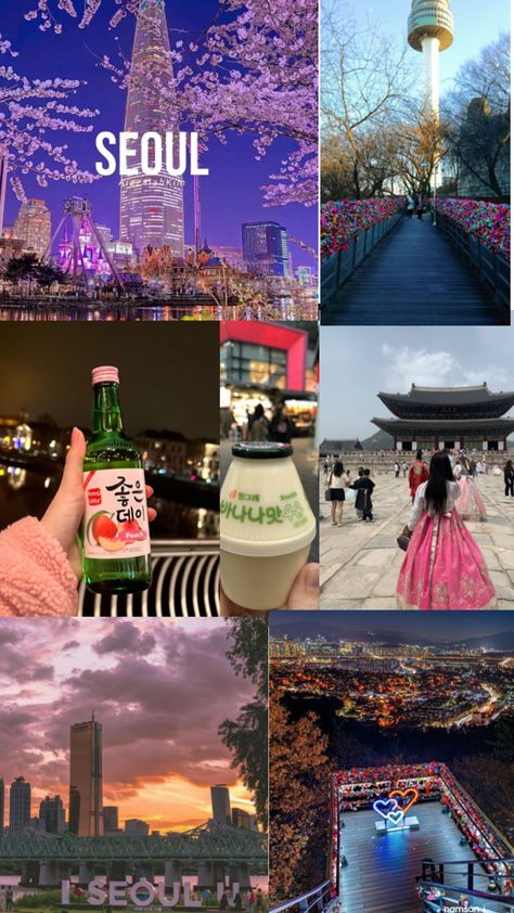 #coreadelsur #seoul 🫶🏻🇰🇷❤️ Travel Aesthetic Korea Seoul, My Dream Country South Korea, Travelling To South Korea, South Korea Seoul Travel, South Korea Tourist Spots, Korean Seoul Aesthetic, Namsan Tower Seoul Aesthetic, Seoul Penthouse, Seoul Aesthetic Wallpaper