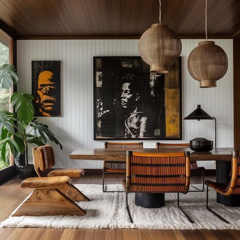 Villa a Buzios, Brazil 🌴 Un rêve “Mid Century” dans une forêt tropicale 🌿 Villa in Buzios, Brazil, A mid century dream in a tropical… | Instagram Mid Century Tropical Decor, Brazil Home Decor, African Contemporary Decor, Luxury Tropical Interior, Brazilian Decor, Buzios Brazil, Mid Century Tropical, Interior Designer Aesthetic, Aesthetic Entrance