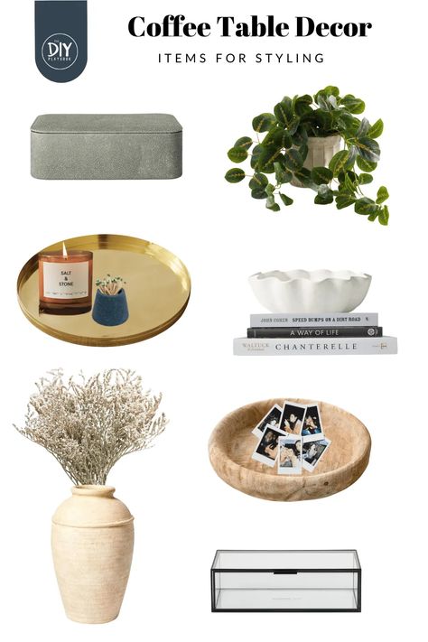 Sharing some of my best living room coffee table ideas and a roundup of stylish options for your home. Plus, coffee table styling tips! If you are looking to add some style into your living room you will want to check out this post with my coffee table decor tips. Head to the blog to see a round up of my favorite coffee tables and how to style your coffee table. | Coffee Table Decor | Living Room Coffee Table | Style Coffee Table Round Coffee Table Styling Rustic, Round Black Coffee Table Living Room, Decorating A Large Coffee Table, Small Coffee Table Decor Living Room, Centre Table Decoration Ideas, Decorate A Round Coffee Table, How To Style A Coffee Table, Round Coffee Table Decor Ideas, Simple Coffee Table Decor