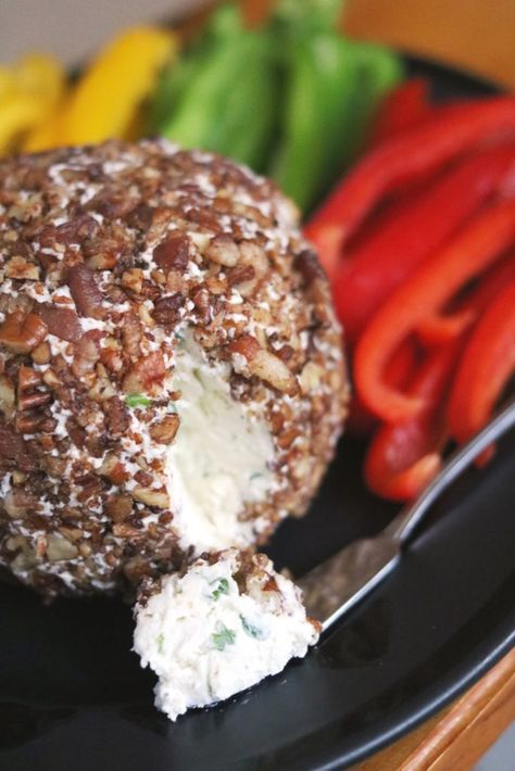 Cheese balls are a classic party appetizer for good reason. They are both incredibly tasty and easy to make. This version has blue cheese in the mix and a coating of bacon and pecans. Cheese Ball With Blue Cheese, Blue Cheese Ball Recipe, Blue Cheese Ball, Date Recipe, Blue Cheese Recipes, Cheese Ball Recipe, Classic Party, Cheese Ball Recipes, Bleu Cheese