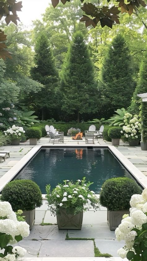 Rockwell Home by Erin | In another life I lived on the coast…. 🤍🤍🤍 AI Assisted Design - @rockwell.home #interiordesignai #interiors4you #coastalliving… | Instagram Backyard Living Spaces, Cottage Pool, Elegant Pool, Aesthetic Backyard, Landscaping Pool, Pool Inspiration, Pool Landscape Design, Backyard Pool Landscaping, Dream Pools