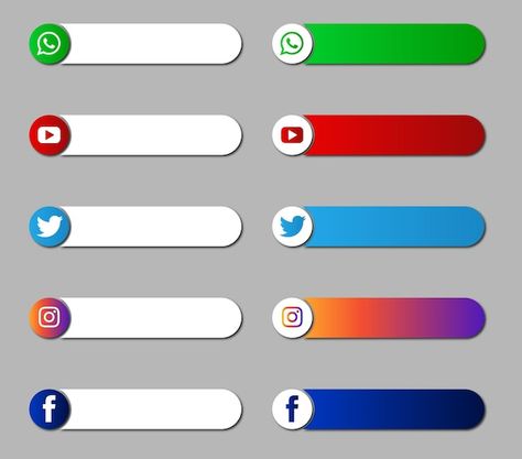 Vector social media icons vector set wit... | Premium Vector #Freepik #vector #social-media-icon-set #snapchat #facebook-instagram #social Social Media Background, Logo Tiktok, Buddha Wallpaper Iphone, Buddha Wallpaper, Icons Social Media, Snapchat Logo, Social Media Icons Vector, Youtube Facts, Football Background