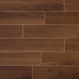 TRUE PORCELAIN CO. Shenandoah Mahogany 6-in x 36-in Porcelain Wood Look Floor and Wall Tile (Common: 6-in x 36-in; Actual: 5.75-in x 35.75-in) Wood Tiles Texture, Kitchen Wall Tiles Texture, Wooden Tiles Flooring, Tiles Wall Design, Wooden Wall Tiles, Wall Tile Texture, Floor Tiles Texture, Wood Wall Tiles, Laundry Room Tile