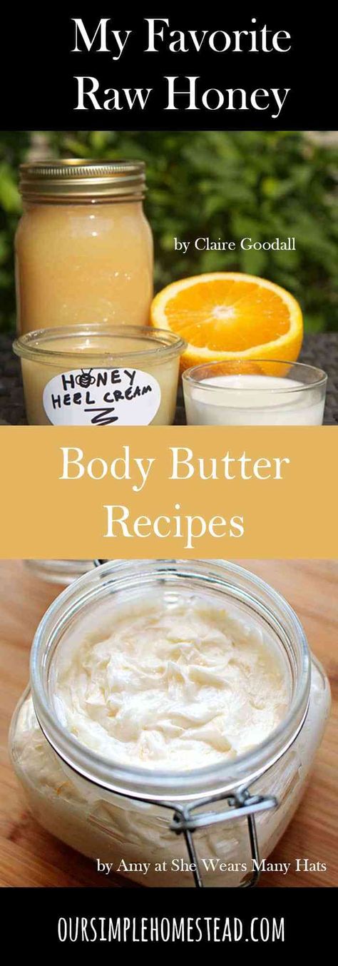 Homemade Body Butter Recipes Made with Raw Honey Homemade Body Butter Recipes, Body Butter Recipes, Honey Body Butter, Body Butter Recipe Homemade, Skin Cream Recipes, Body Butter Recipe, Homemade Body Butter, Homemade Moisturizer, Diy Body Butter