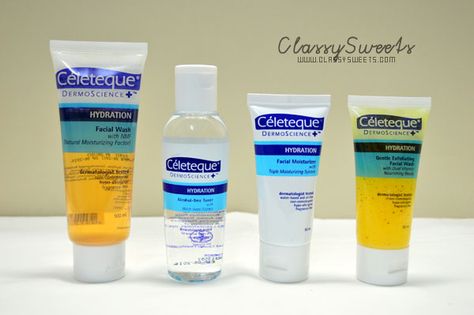 Celeteque DermoScience Hydration Haul | Classy Sweets -- http://www.classysweets.com/celeteque-dermoscience-hydration-haul/ Celeteque Skin Care Routine, Skin Care Line, Bacolod, Acne Solutions, Skin Routine, Sun Care, Facial Wash, New Skin, Care Routine