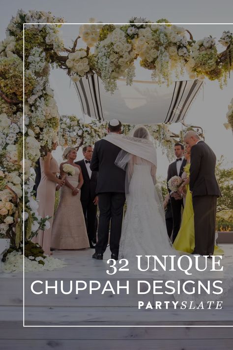 Beach Wedding Chuppah, Chuppah Lights, Jewish Wedding Ceremony Chuppah, Wedding Ceremony Chuppah, Modern Chuppah Wedding, Jewish Wedding Chuppah Flowers, Modern Chuppah Ideas, Simple Chuppah Ideas, Wedding Chupa