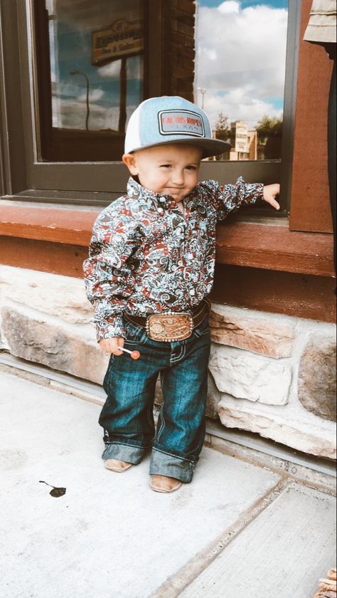 Cow Print Shirts, Country Baby Pictures, Western Baby Boy, Country Boy Outfits, Cowboy Baby Clothes, Western Baby Clothes, Boy Western, Country Baby Boy, Baby Clothes Country