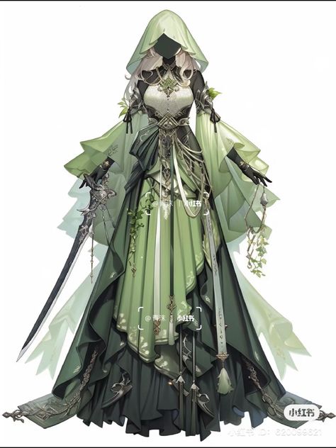 Victorian Dress Gown, Nature Outfits, Elf Dress, Art Outfits, Elf Clothes, Clothing Design Sketches, Nature Dress, Fashion Drawing Dresses, Anime Inspired Outfits