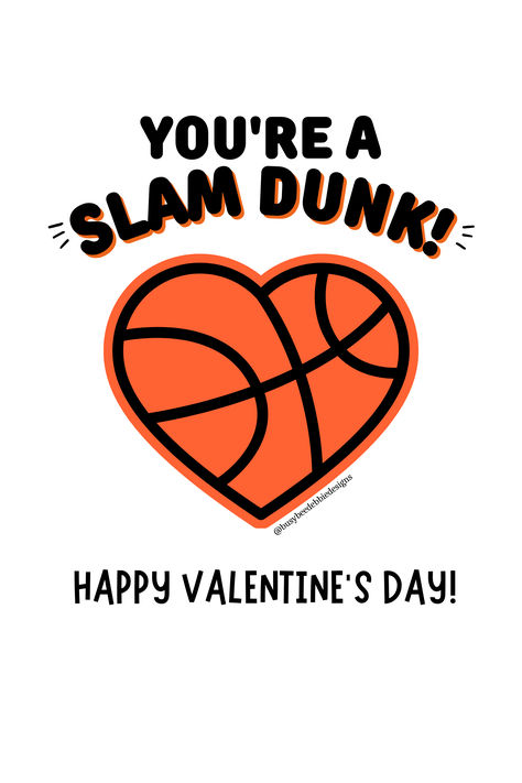 Cute Basketball Posters For Boyfriend, Basketball Love, Basketball Goal Valentines Boxes, Basketball Valentines Ideas, Basketball Valentines, Boys Basketball Valentines, Love And Basketball Cartoon Painting, Basketball Valentine Cards, Basketball Theme Gifts