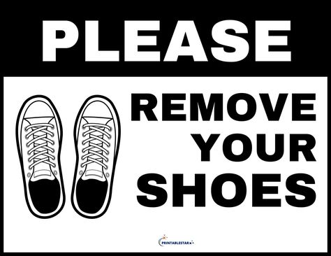 Remove Your Shoes Outside Poster, Please Remove Your Shoes Sign Printable, Bedroom Rules, Please Remove Your Shoes Sign, Shoe Sign, Remove Your Shoes Sign, No Shoes Sign, Remove Shoes Sign, Practice Sketching