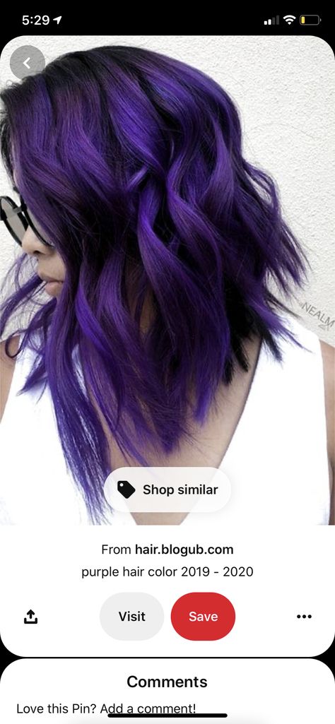 Purple Hair With Shadow Root, Purple Hair Shadow Root, Purple Hair Dark Roots, Black Roots Purple Hair, Purple Hair With Dark Roots, Purple Balayage, Work Hair, Hair Shadow, Shadow Root