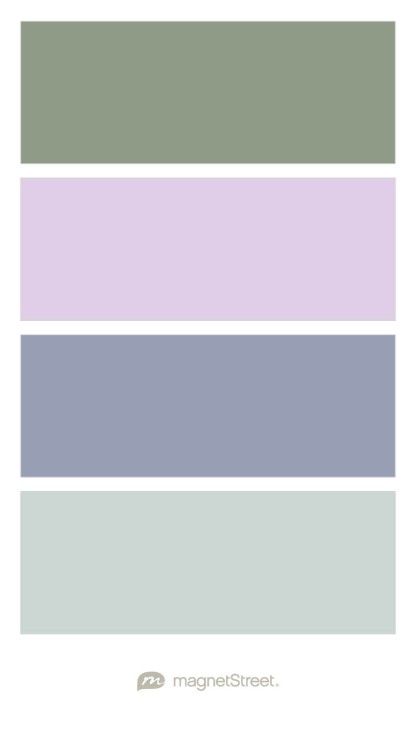 Sage Wedding Color Palette, Pink Wedding Color Palette, Lavender Wedding Colors, Sage Color Palette, Sage Wedding Colors, Lavender Color Palette, Lavender Wedding Theme, Calendar Magnets, Custom Refrigerator