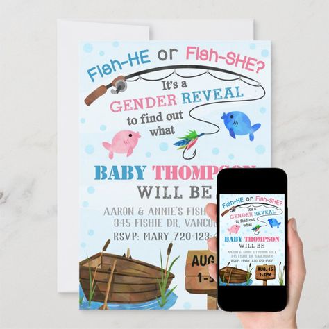 Mermaid Or Fisherman Gender Reveal, Fishe Or Fishe Gender Reveal Ideas, Fishe Or Fishe Gender Reveal Cake, Gender Reveal Fishe Or Fishe, Fishing Theme Gender Reveal Ideas, Fishe Gender Reveal, Fish He Or Fish She Gender Reveal, Fish Gender Reveal Ideas, Gender Reveal Fishing Theme