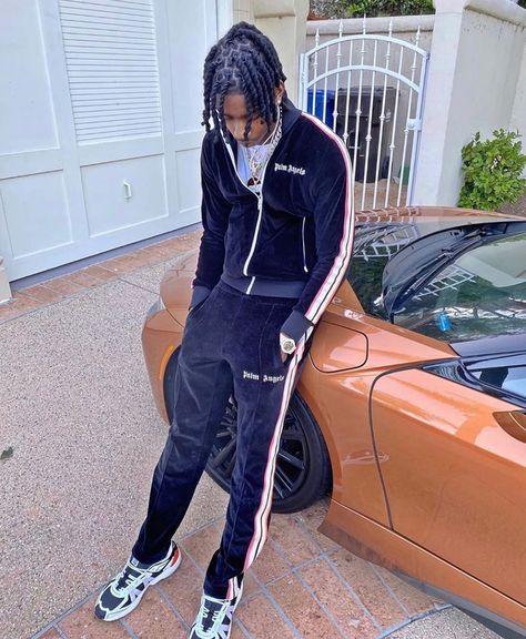 Drip😍 or Nah🤮? @polo.capalot  #drip #dripornah #fits #outfits #style #fashion #inspo #inspiration #outfitinspo #outfitinspiration #styleinspo #styleinspiration #fashioninspo #fashioninspiration #pretty #hot #cute #stayhome #explore #explorepage #baddie #fashioninsta #trendsetter #outfitideas #fashiongram #instaaddict #love #trends #styleoftheday #stylish Palm Angels Tracksuit, Lucas Coly, Male Rappers, Lil Tjay, Roddy Ricch, Nle Choppa, Polo G, King Von, Rapper Outfits