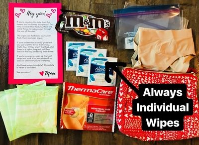 DIY Period Kit for Tweens - FREE PRINTABLE Teen Period Kit, Girls Period, Period Starter Kit, Emergency Kit For Girls, Period Supplies, Period Party, Period Box, First Period Kits, School Emergency Kit