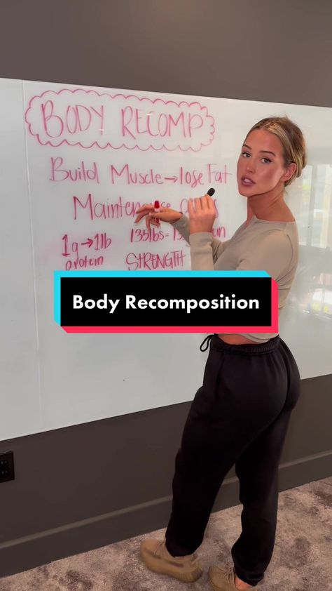 Body recomposition: simpliest way to understand it - yes, you can get ... | body recomposition men | TikTok 6 Month Body Transformation Women, Body Composition Exercises, Men Tiktok, 6 Week Body Transformation, Body Decomposition, 6 Month Body Transformation, Muscle Gain Meal Plan, Body Transformation Women, Runners Body