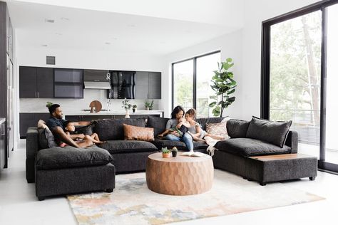 Kova Sectional, Affordable Sofas, Cloud Sofa, Albany Park, Affordable Sofa, Parks Furniture, Cozy Sofa, Modern Sofa Sectional, Modern Couch