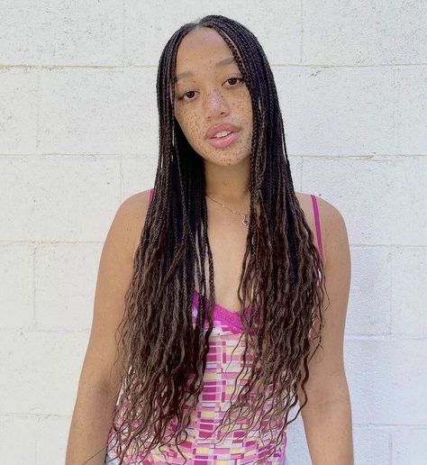 Salem Mitchell, Faux Locks, Cute Box Braids, Beautiful Black Hair, Cute Box Braids Hairstyles, Micro Braids, Curly Hair Styles Easy, Box Braids Hairstyles, Braids For Black Hair