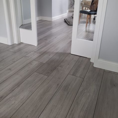 Introducing our Millennium oak grey 8mm laminate flooring in stock and ready for you to collect today! Visit us at Unit 46, Stretford Motorway Estate, Manchester. M32 0ZH.🚗 #laminate #flooring #manchester #laminatefloor #floorshopmanchester #flooringshop Floor Laminate, Grey Laminate Flooring, Laminate Flooring In Kitchen, Grey Flooring, Grey Kitchen, Laminate Flooring, Living Room Inspiration, Room Inspiration, Laminate