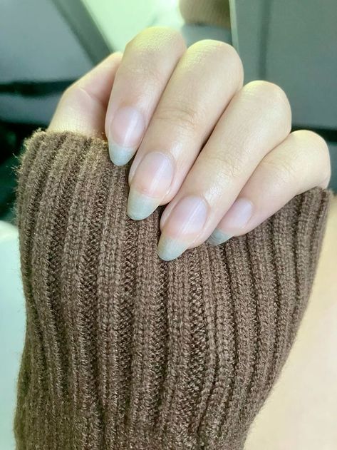 Milky White Nails Tan Skin, Long Natural Nails Designs, Long Clean Nails, Nice Nails Natural, Long Nails Natural Aesthetic, Natural Curved Nails, Natural Looking French Tip Nails, Natural Long Nails Aesthetic, Long Natural Nails Aesthetic