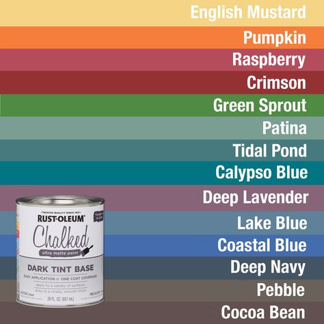 Rustoleum chalk paint colours