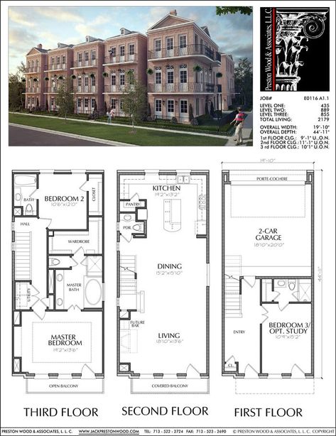 Narrow Townhome Plans Online, Brownstone Style Homes, Town House Desig – Preston Wood & Associates Townhome Plans Layout, Town House Floorplan, Townhomes Floor Plans, Bloxburg Town Layout, Townhome Plans, Townhouse Plans, Town House Plans, Town Homes, San Myshuno