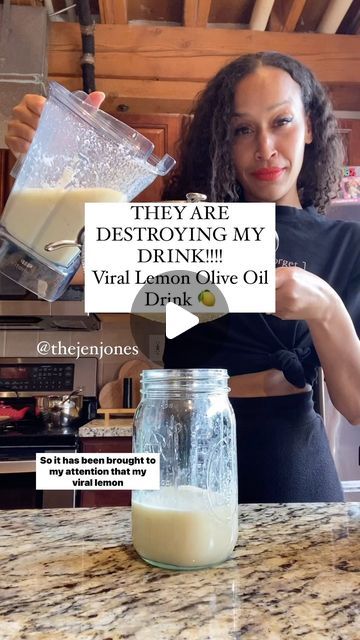 Jen Jones | Plant-Based Queen on Instagram: "Stop ruining this drink!!!! 🗣️🗣️🗣️🤣

This has now become a cute Lemonade…what???!!! No!!!

Please pay attention to the recipe and only drink 4 ounces a day, once or twice a day….so 8 ounces a day tops! Not sure why “creators” are sharing this and telling people to put any cinnamon in the drink and also drinking huge amounts? Please do your research and only listen to Jen Jones 👀😂

Glowing skin by @nevell_skin Coffee Oil! The only moisturizer I use! Link in bio nevellskin.com

Love my shirt??! Make sure you follow @dontforgetthecinnamon_ for the huge launch next month! 

Juicer I use in all of my videos is the Nama J2 juicer. Use my code JENJONES10 at namawell.com

Glass jars I use, kitchen appliances and herbs/Adaptogens are linked on my A Lemon Drink Home Remedy, Health Shots, Healthy Lemonade, Jen Jones, Healthy Juicing, Healthy Beverages, Coffee Oil, Healthy Juicer Recipes, Healthy Juice Drinks