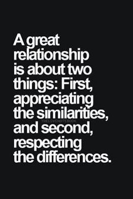 Respect the differences Great Relationship, Life Quotes Love, Inspirational Quotes Pictures, Visual Statements, About Love, A Quote, Great Quotes, Picture Quotes, Relationship Quotes