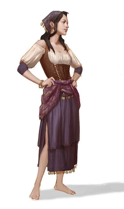 Female Barmaid  - Pathfinder PFRPG DND D&D d20 fantasy Rpg Wallpaper, Heroic Fantasy, Female Human, Dota 2, Warhammer Fantasy, Arte Fantasy, Character Sketch, Fantasy Rpg, Fantasy Inspiration