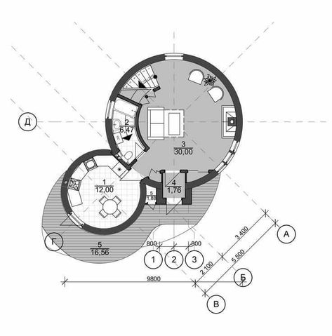 Modern Brick House, Studio Apartment Floor Plans, Round House Plans, Earth Bag Homes, Dome Building, Straw Bale House, Dome Structure, 3d House Plans, Hotel Inspiration