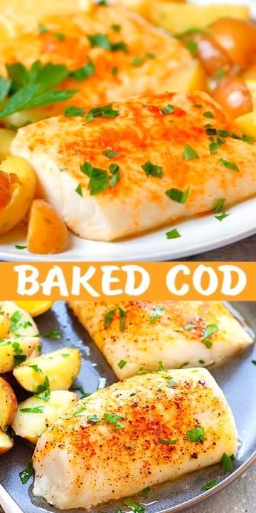 Healthy Cod Fish Recipes Clean Eating, Healthy Cod Recipes, Cod Recipes Baked, Healthy Fish Dinner Recipes, Codfish Recipes, Cod Video, Easy Baked Cod, Best Cod Recipes, Cod Fish Recipes Baked