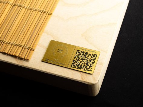 #qrcodestickers #menuqrcode #socialmediaqrcode

QR code stickers for your menu or social media. Made with a durable brushed gold finish. Perfect for adding a touch of style to your . #Qr_Code_Display #Code_Stickers #Qr_Code_Business_Card #Golden_Buddha Qr Code Display, Qr Code Design, Code Stickers, Custom Hard Hats, Custom Car Stickers, Qr Code Business Card, Custom Vinyl Stickers, Custom Vinyl Decal, Packaging Stickers