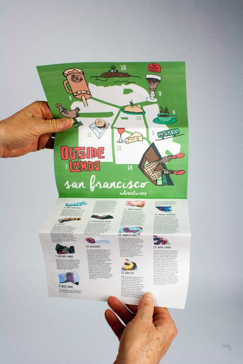 San Francisco Travel Map & City Guide on Behance Guidebook Design, Zoo Signage, City Guide Design, Travel Brochure Design, Map Brochures, Travel Guide Design, Tourism Design, Guide Design, Map Projects